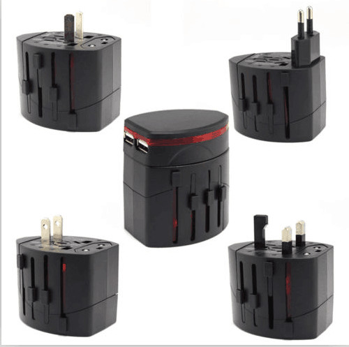 Quality Black Universal USB AC Adapter 5V 1A / 2.1A / 2.4A /3.0A Usb Power Charger for sale