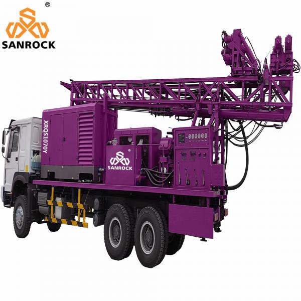 Quality Hydraulic Water Well Drilling Rig Bore hole 300m Truck Mounted Water Well Drilling Rig for sale
