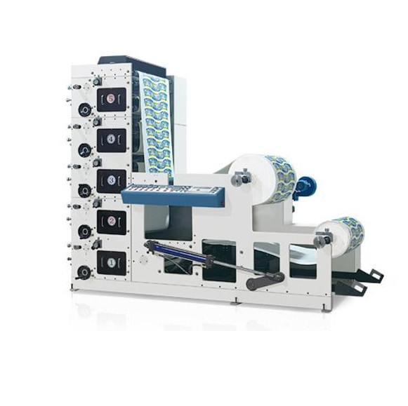 Quality Automatic Label Flexo Printing Machine 5 Colors 380V for sale