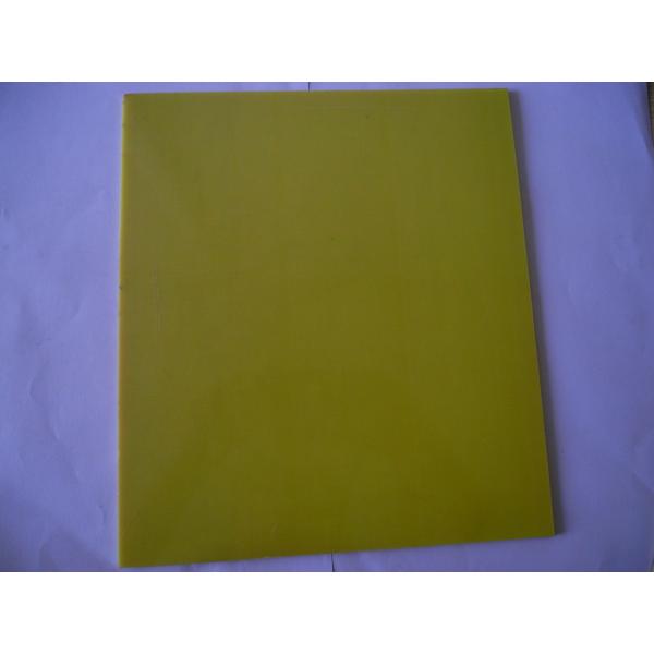 Quality High temperature resistant epoxy insulating FR4 Plate Yellow insulation epoxy resin Plate for sale