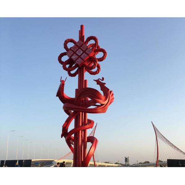 Quality Painted Modern Garden Sculptures Outdoor Decorative Stainless Steel Statues for sale