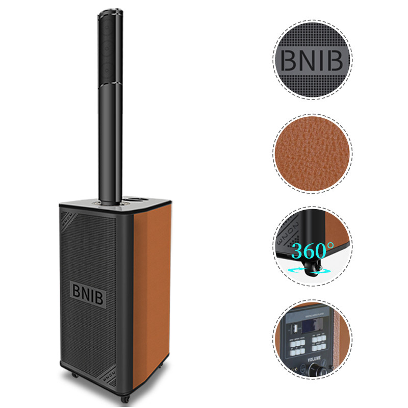Quality 150 Watts Line Array Speakers Portable Karaoke Outdoor Wireless Bluetooth for sale