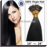 China Micro Tip ,I Tip , U Tip And Clip In Pre Bonded Hair Extensions Full Head Human Hair factory