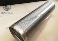 China Length 5.8M Stainless Steel Vee Well Casing Pipe Wire Welded Well Pump Screen factory