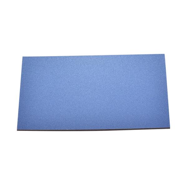 Quality Blue Silver 4mm Aluminium Composite Panel Sheet Weatherproof 1220x2440mm for sale