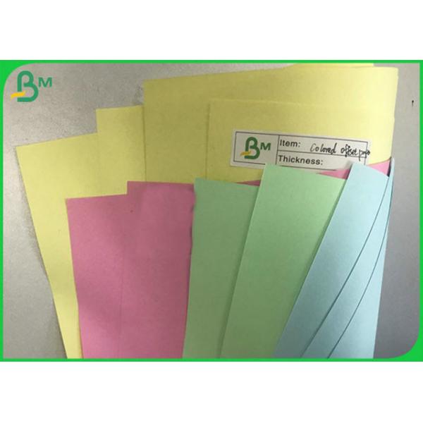 Quality 100% Virgin Colored Offset Printing Paper& Bostial paper Smooth Surface for sale