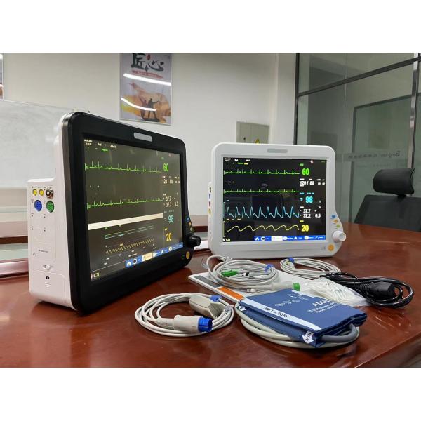 Quality ICU Cardiac Multi Parameter Patient Monitor Portable With 15 Inch TFT LCD Screen for sale