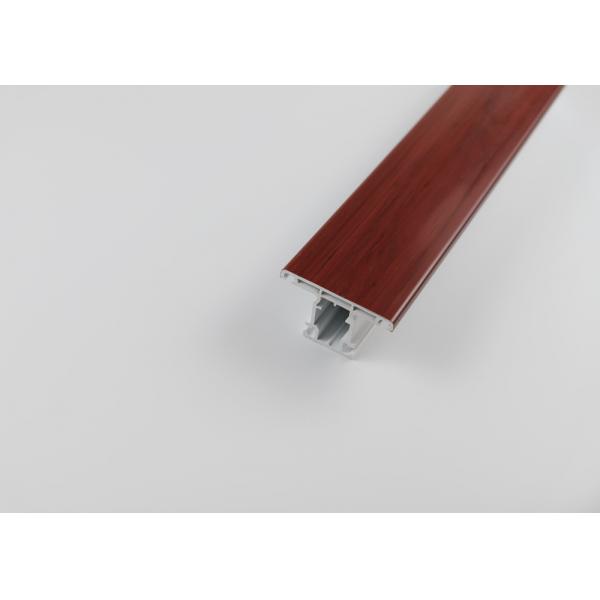 Quality Wooden Effect Extruded Plastic Profiles Matt / Shiny Surface Type Optional for sale