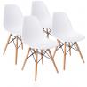 China Modern Style Nordic Dining Chairs Shell Lounge Plastic Chair For Kitchen Bedroom Living Room factory