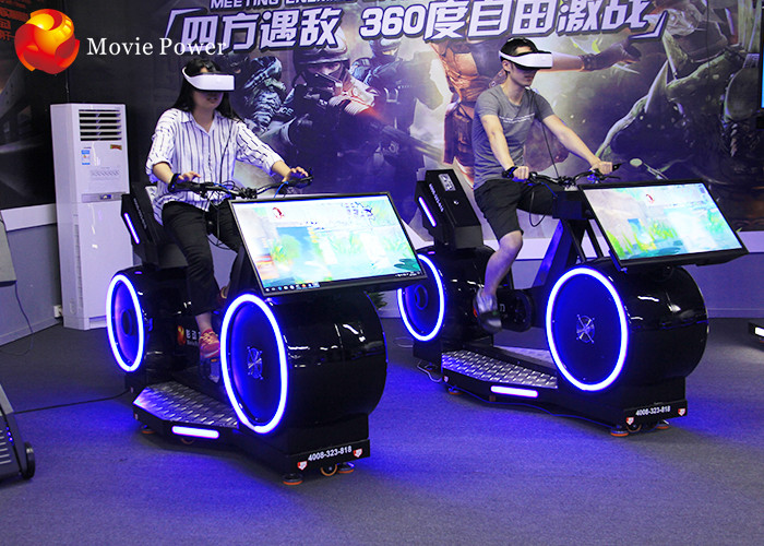 China Fashion VR Sporting  9D Virtual Reality Bicycle Simulator With Reality Sport Games factory