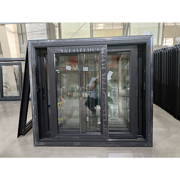 Quality Black Electrophoresis Aluminum Sliding Window And Door 4x4 for sale