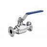 China Two Pieces Clamped Stainless Steel Ball Valve , Manual Stainless Steel Valves And Fittings factory