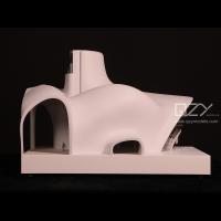 China Structural Physical Architecture Model MAD 1:50 Lucas Museum Of Narrative Art Section factory