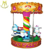 China Hansel   china amusement rides large musical swing carousel mini carousel horse for sale factory