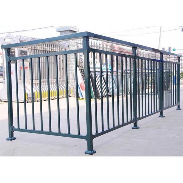 Quality Heat Treated 3m High Wrought Iron Steel Fence ISO14001 for sale