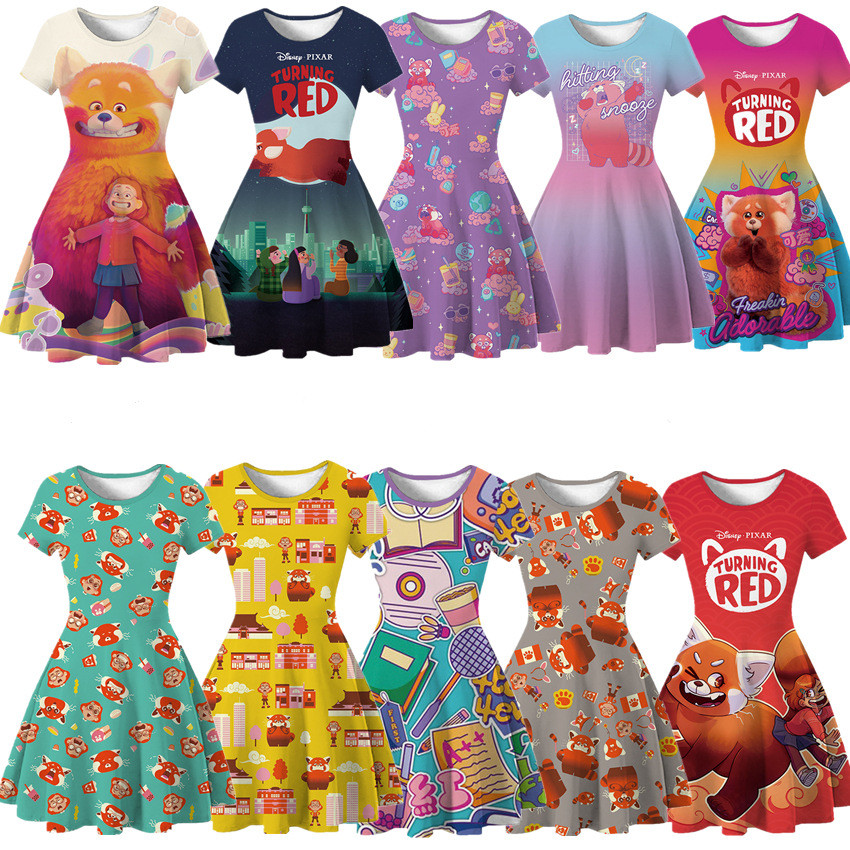 China Children's Dress Clothing Children's Anime Dress Cartoon Princess Dress factory