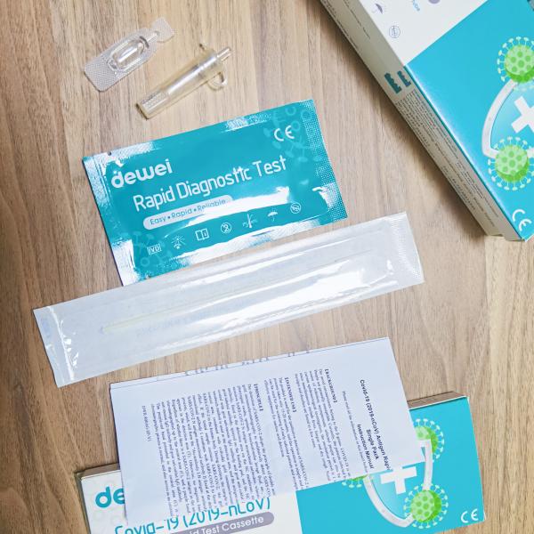 Quality One Step Covid-19 POCT 2019-NCoV Antigen Rapid Test Kit Self Test Home Use and Professional Use for sale
