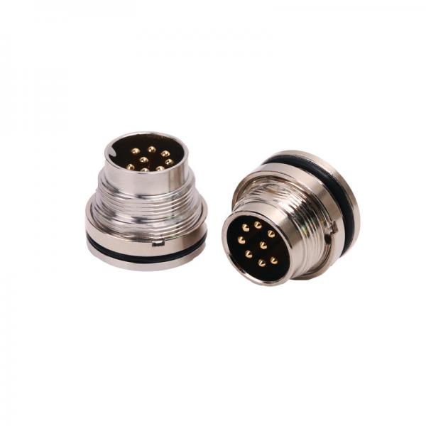 Quality Waterproof M16 Circular Connector 500V Metal Screw Cable Male Connector for sale
