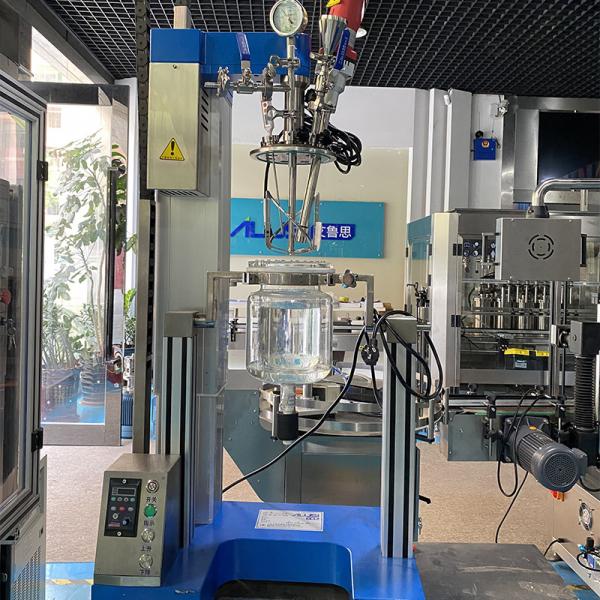 Quality Single Phase Vacuum Emulsifying Mixer Machine Glass CE certification for sale