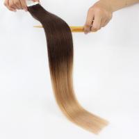 China wholesale customized 100% remy european human hair ombre seamless tape hair extensions factory