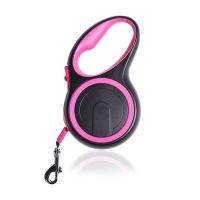 china Pink 10m Retractable Dog Lead Heavy Duty Extendable Dog Leash