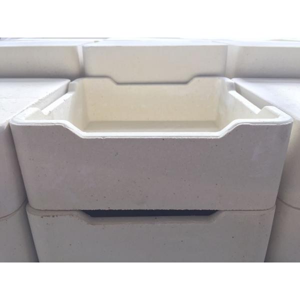 Quality Mullite Powder Sintering Trays White Color No Shrinkage 230 * 230 * 80mm for sale