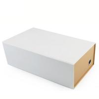 Quality CMYK Color Medium Magnetic Closure Gift Box Recycled White For Shoe for sale