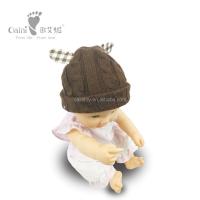 China ODM OEM Cheap Wholesale Custom Kids Beanie 0-1 Years Old Brown Deer Hats Baby Cute Autumn Winter Hats factory