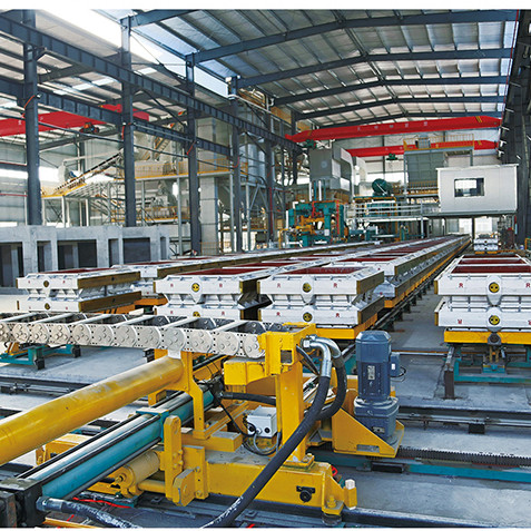 Quality Static Pressure Automatic Moulding Line Of Green Sand Casting for sale
