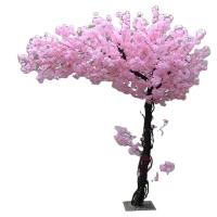 China Fiberglass Artificial Cherry Blossom Trees UV Stabilized 140cm Height Waterproof factory