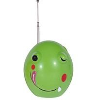 Quality Frog Prince Cute FM Radio Built In Speaker Enjoy Music With lasting antenna for sale