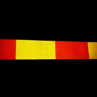 Quality Traffic Barrier Board Red And Yellow Reflective Tape Sheets High Reflection For for sale