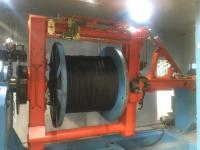 China Soundproof Cable Stranding Machine 1250mm Single Twister With Armoring Screening Speed 350rpm factory