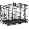 China Portable Fully Equipped 48in Metal Dog Crates factory
