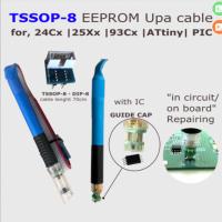 China TSSOP8 pogo adapter with GUIDE CAP  for in-circuit  programmer CARPROG DP3 DP4  EEPROM/93CXX /25CXX/24CXX for sale