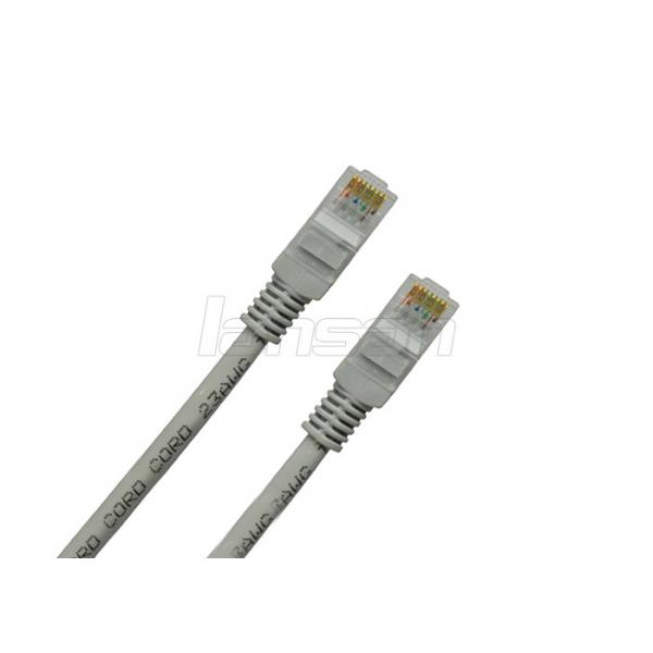 Quality CCA Round Cat6 Ethernet Network Cable RJ45 To RJ45 Male Patch Cord PVC Jacket for sale