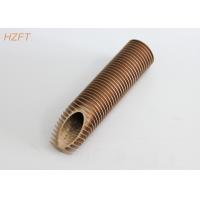 Quality Heat Transferring Copper Extruded Spiral Finned Tube For Oil Cooler for sale