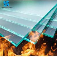 China Fireplace Special Glass 3mm - 19mm Fire Resistant Glass For Public Places factory