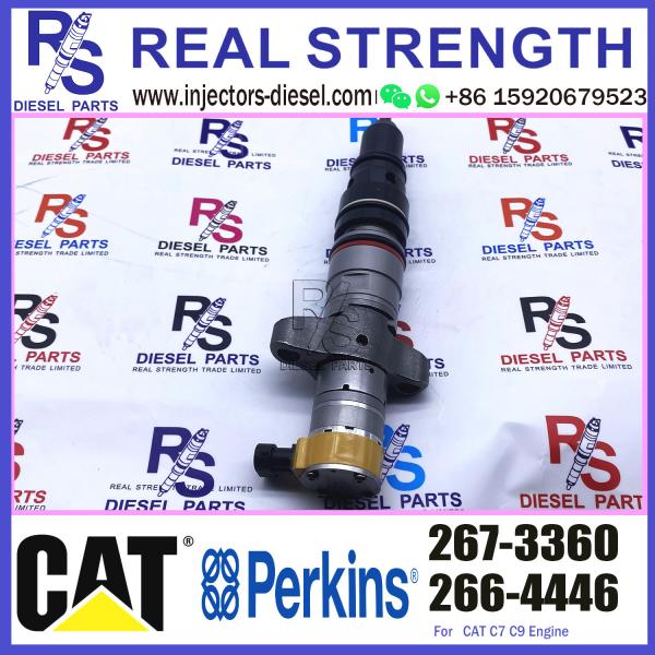 Quality Common rail Injector Diesel fuel Injector Sprayer 265-8106 266-4446 267-3360 for CAT C7 C9 Engine for sale