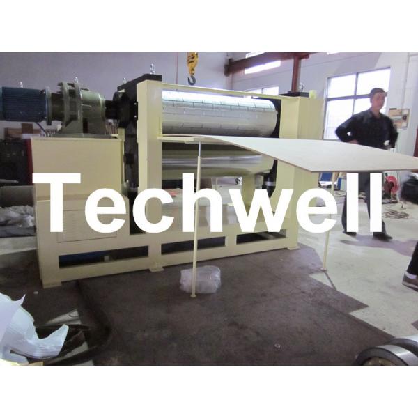 Quality 0.5 - 12m/min Embossing Speed Plywood Panel Embossing Machine With Frequency Control for sale