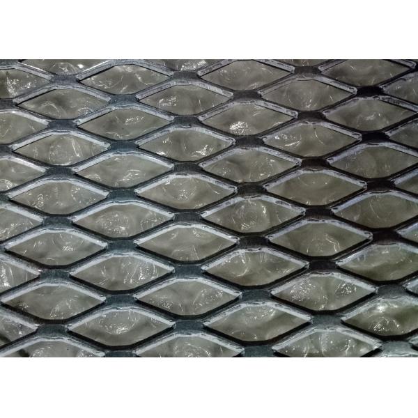 Quality 40*80mm 34*80mm Rhombus Expanded Metal Mesh Balustrades 4x8 Expanded Steel Sheet for sale
