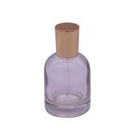 China Glass Perfume Bottle Caps , Zamac Cream Bottle Cover Golden Color Top Iids factory