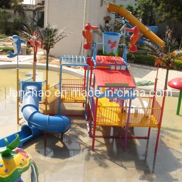 Quality Mini Fiberglass Splash Water Playground Water House For Aqua Park for sale
