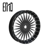 China INCA Customization Motorcycle Accessory LG-34 24 bright spokes center pleated face style wheels factory