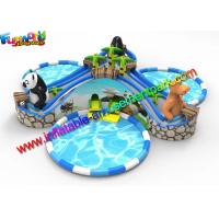 China Beach Large Inflatable Water Parks , Pool Toys Inflatable Water Slides factory