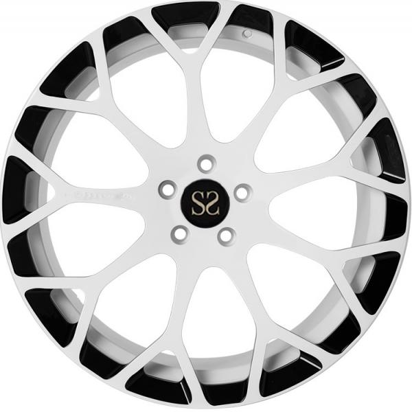 Quality 20 Inch 1- Piece Forged Weheel Rims For Audi RS7 5x112 White and Black for sale