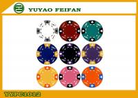 China 28mm Ace King Suited Blank Custom Poker Chips Clay 13.5g Soft Feeling factory