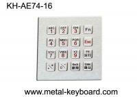 China IP65 16 Keys Industrial Metal Keyboard with integrated functional Digital keypad factory