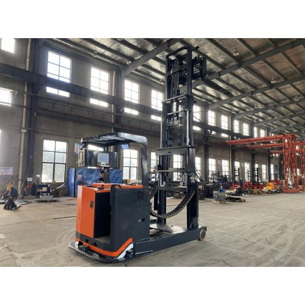 Quality Automated Guided Vehicle AGV Electric Reach Forklift 3000 KGS Capactiy 1600mm Lift Height for sale