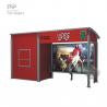China Bus Kiosk Information Sign and Rest Shelter Bus shelter factory